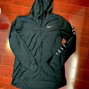 Nike black wind breaker